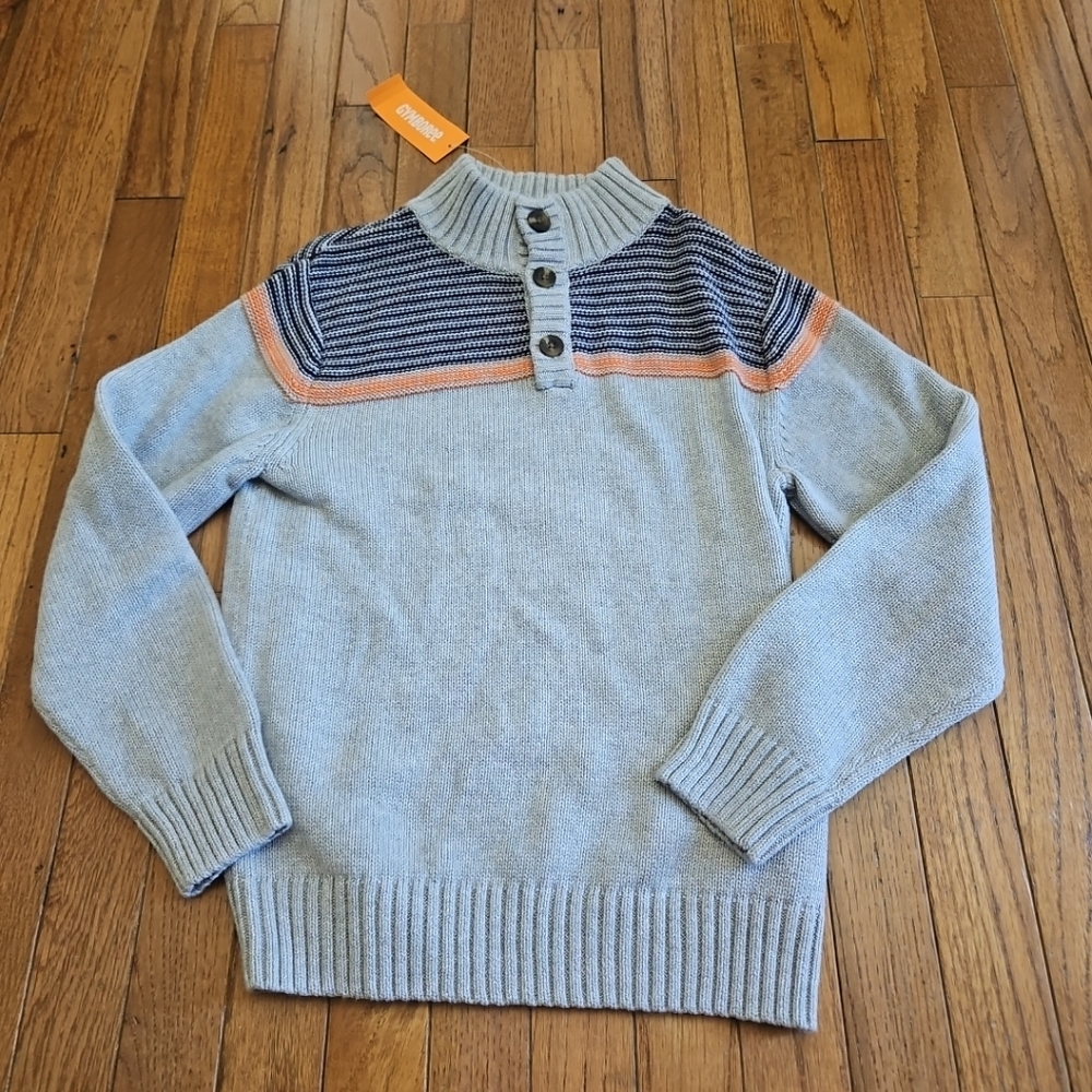 Gymboree Boys NEW sweater pullover Long Sleeve Size 10 12 Fall Harvest Halloween